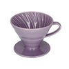 Hario V60-02 Ceramic Coffee Dripper Purple Heather