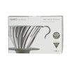 Hario - V60-02 Silver Metal Outdoor Dripper with Silicone Base