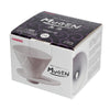 Hario - V60 Ceramic One Pour Dripper MUGEN - White