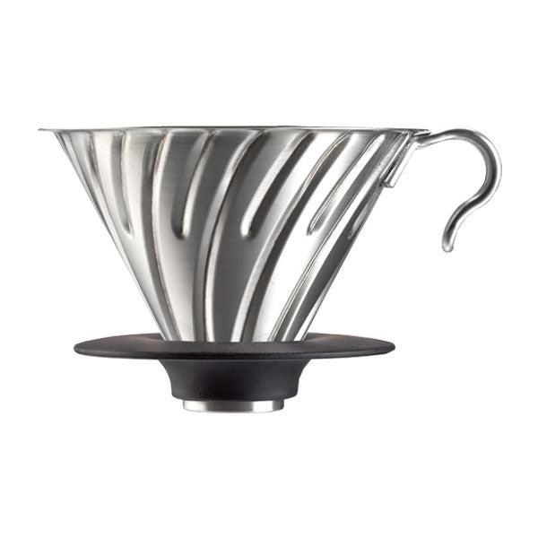 Hario V60-02 Steel dripper with silicone base