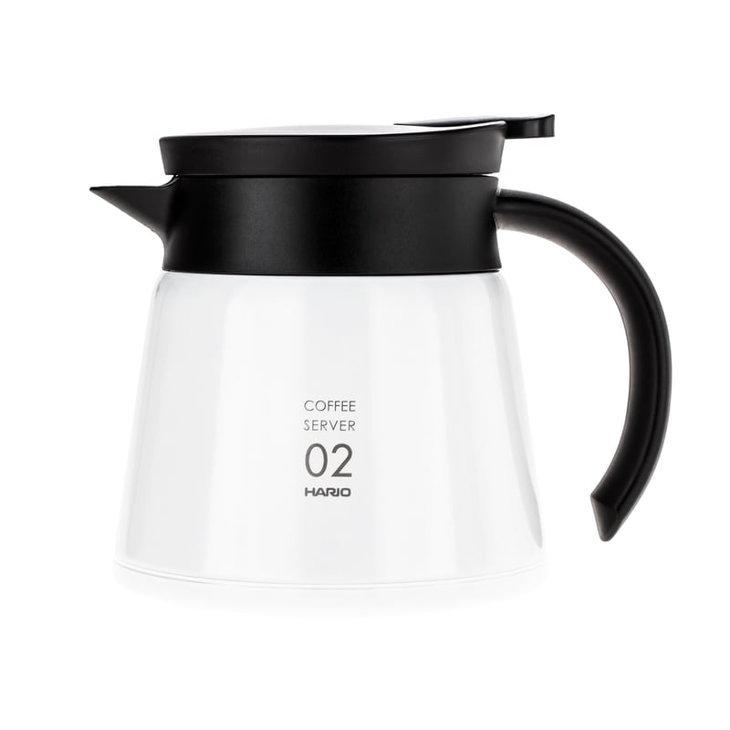 Hario Insulated Stainless Steel Server V60-02 White - 600ml