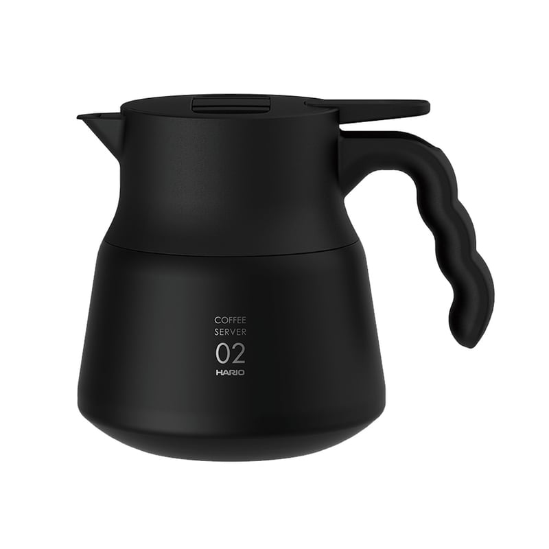 Hario Insulated Stainless Steel Server V60-02 PLUS Black - 600ml