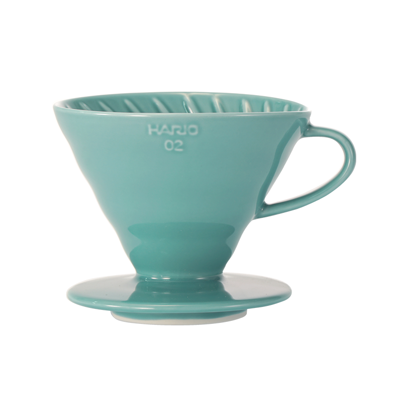 Hario V60-02 Ceramic Coffee Dripper Turquoise Green